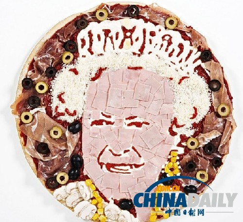 名人臉譜披薩出爐 凱特、辣妹、奧巴馬個(gè)個(gè)美味