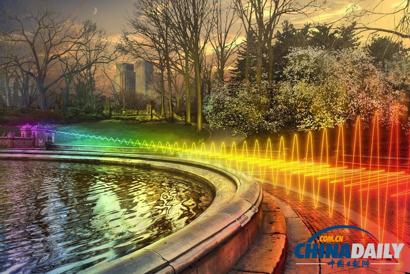 美輪美奐！美藝術(shù)家打造可見Wi-Fi信號(hào)