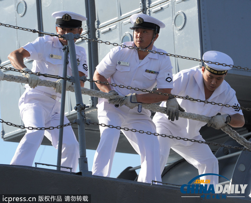 日本軍艦造訪俄羅斯 將參觀俄最高海軍學府（高清組圖）