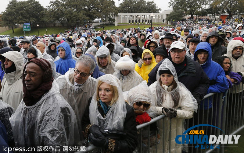 美國達(dá)拉斯首度大規(guī)模紀(jì)念肯尼迪遇刺50周年