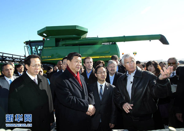 習近平參觀金伯利農場