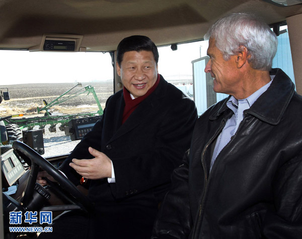 習近平參觀金伯利農場