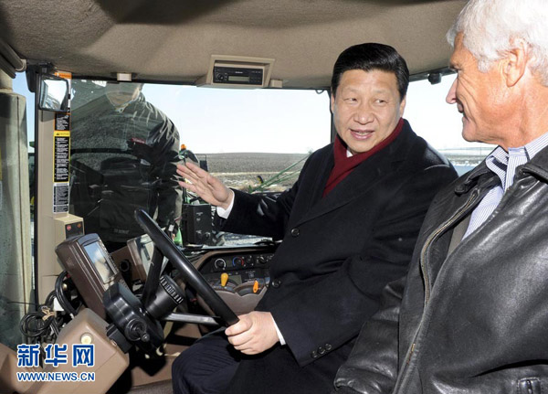 習近平參觀金伯利農場