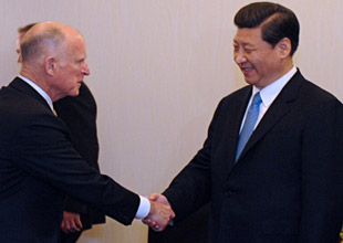 習(xí)近平會(huì)見(jiàn)加州州長(zhǎng)、洛杉磯市長(zhǎng)