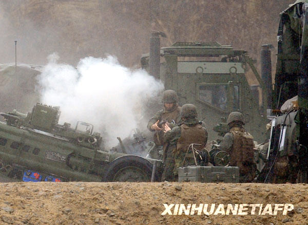 美韓繼續(xù)“關鍵決心”聯(lián)合軍演[組圖]