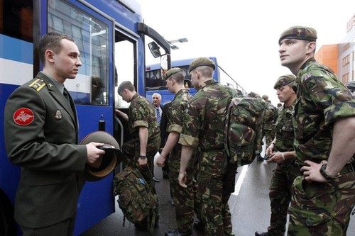 外國軍隊陸續抵達俄羅斯參加勝利日閱兵式