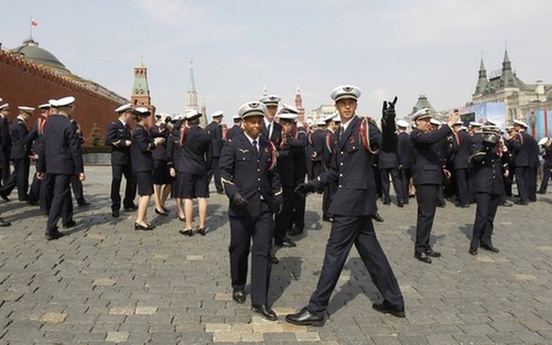 外國軍隊陸續(xù)抵達(dá)俄羅斯參加勝利日閱兵式