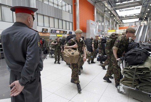 外國軍隊陸續(xù)抵達(dá)俄羅斯參加勝利日閱兵式