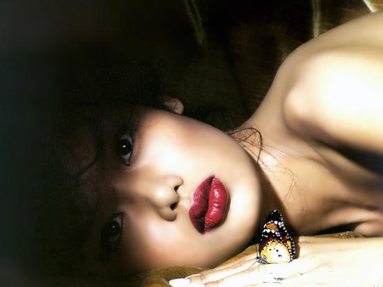 性感裝扮的樂基兒