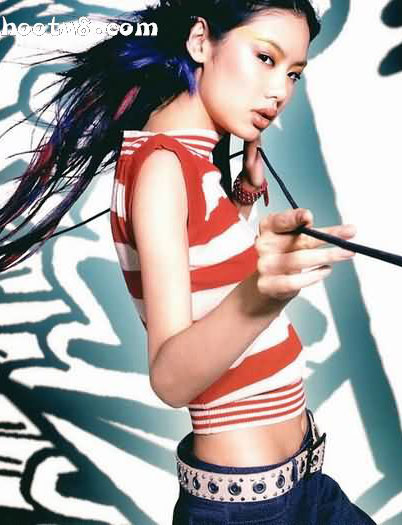 性感裝扮的樂基兒