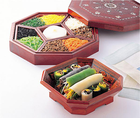 精致的韓國美食