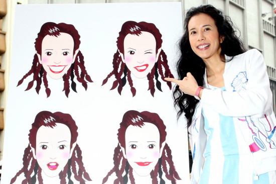 莫文蔚4款Msn表情出爐(圖)