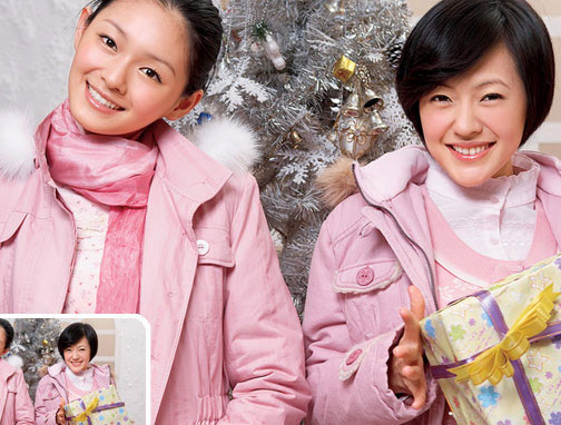 大小S廣告扮清純