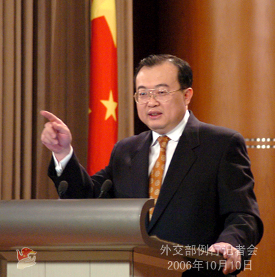 10月10日外交部發言人劉建超答記者問