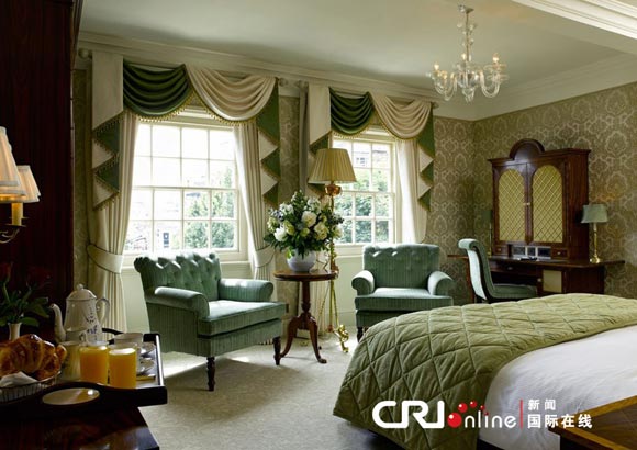 英國準(zhǔn)王妃婚禮前夜休息套房照曝光