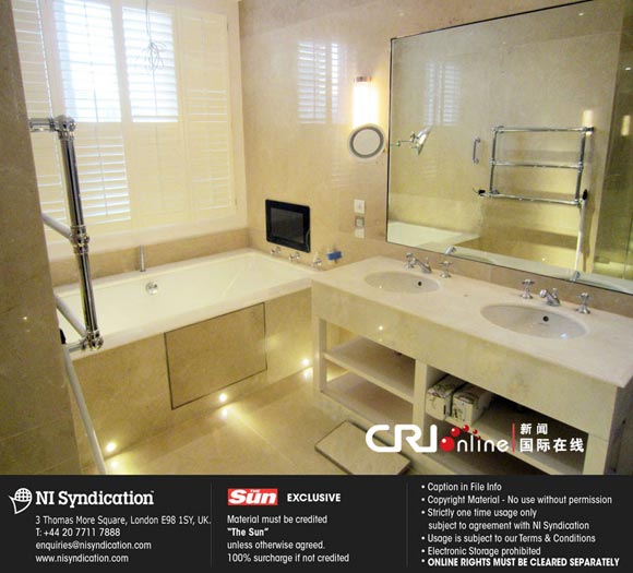 英國準(zhǔn)王妃婚禮前夜休息套房照曝光