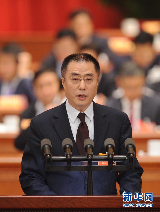 全國政協(xié)十二屆一次會議舉行第三次全體會議