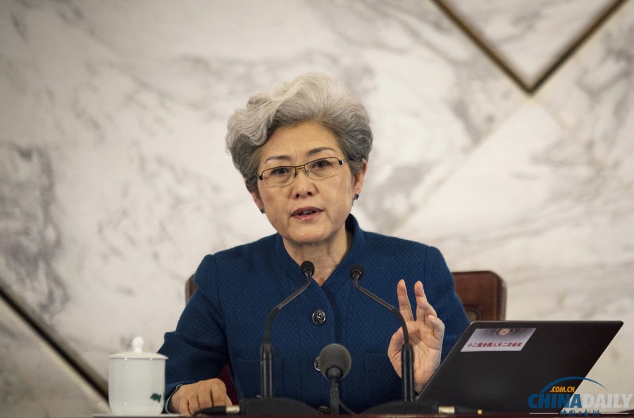 十二屆全國人大二次會議舉行新聞發布會 傅瑩答記者問
