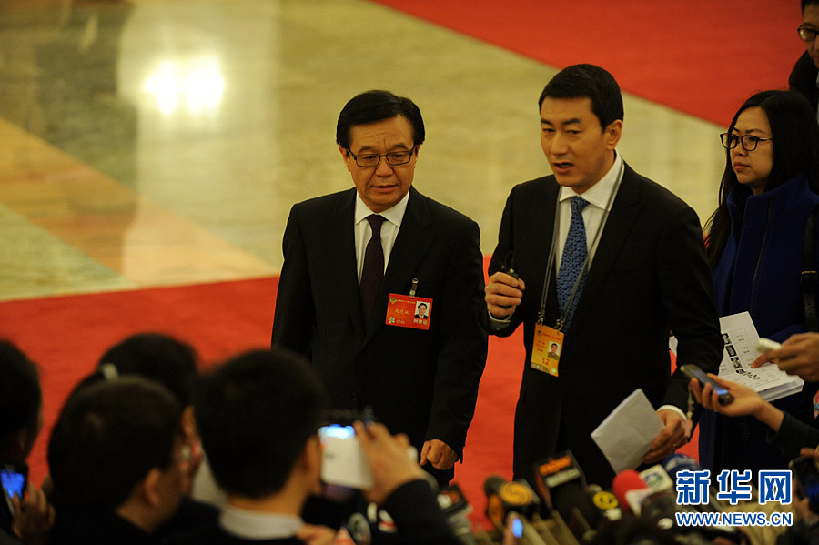 走進人民大會堂的部長們