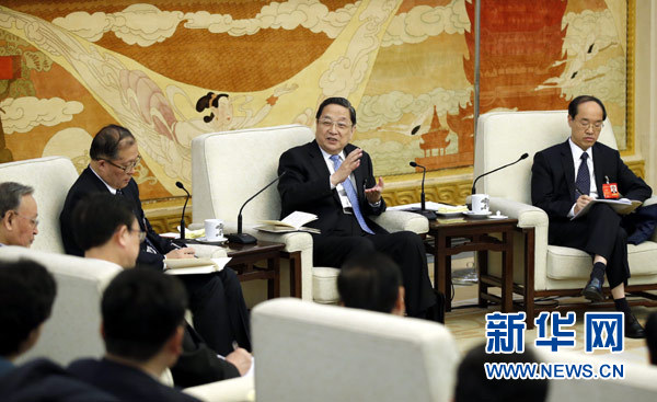 兩會(huì)授權(quán)發(fā)布：俞正聲參加湖北代表團(tuán)審議