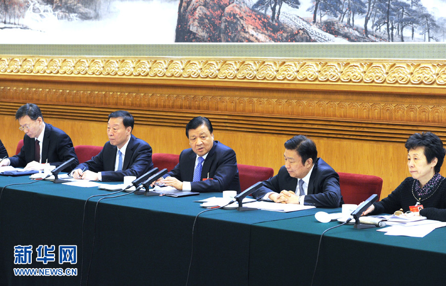 習(xí)近平等分別參加全國人大會議一些代表團審議