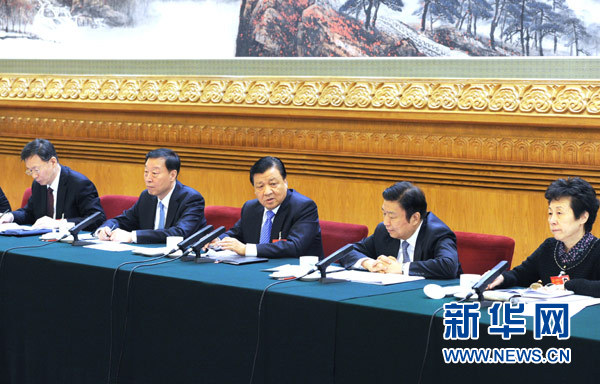 劉云山參加江蘇代表團審議時強調：改革成為兩會主旋律