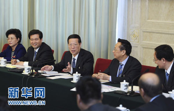 張高麗參加寧夏代表團審議時強調:寧夏要抓住建設絲綢之路經濟帶的歷史性機遇