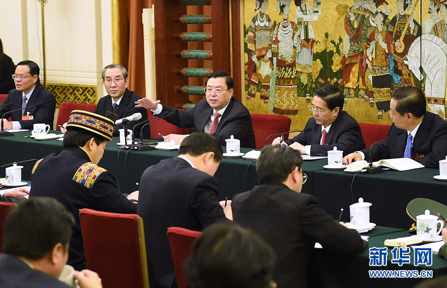 習近平李克強張德江劉云山王岐山張高麗分別參加審議
