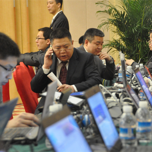 時(shí)刻準(zhǔn)備著：新聞中心通信保障人員李樂(lè)
