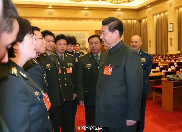 習近平：為實現強軍目標提供體制機制和政策制度保障