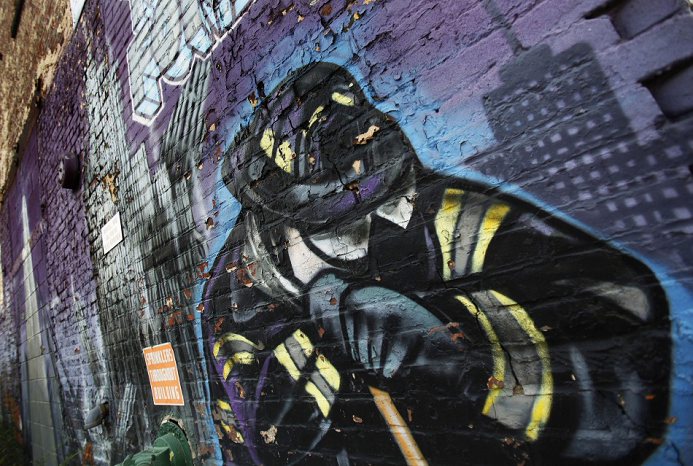 組圖：9·11十周年紀(jì)念壁畫