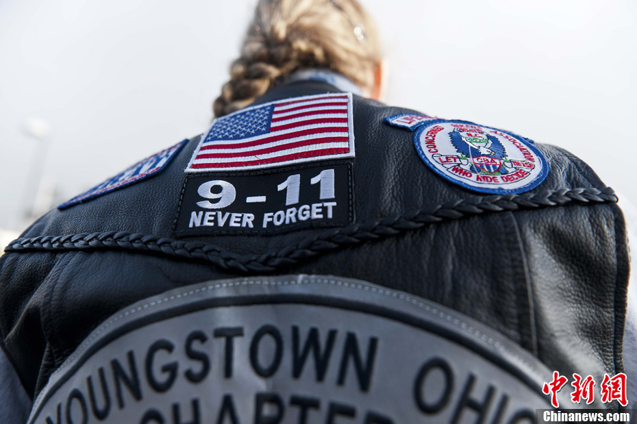 摩托車隊穿越美國大陸 紀念9·11十周年