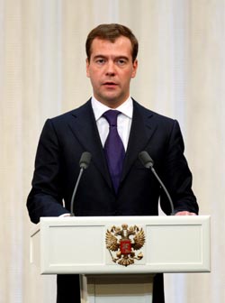 胡錦濤梅德韋杰夫出席中俄建交60周年慶祝大會并講話