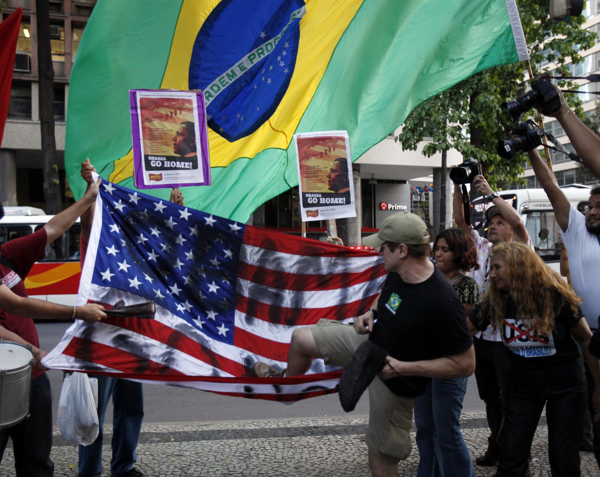奧巴馬取消巴西廣場演講 里約上演“全城戒備”