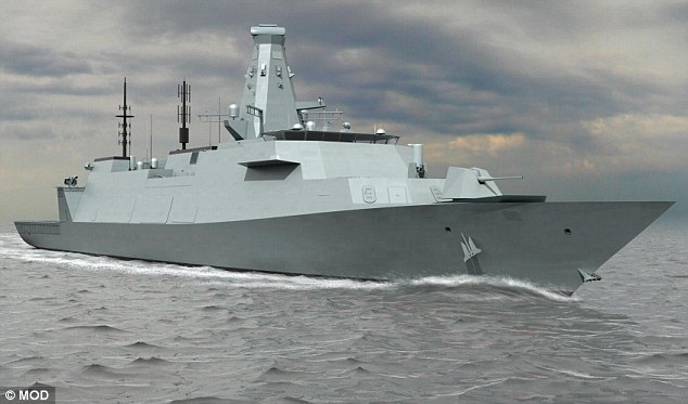 英國(guó)研制最新型隱形戰(zhàn)艦 預(yù)計(jì)2021年下水服役