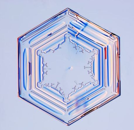 怎一個美字了得！美國科學(xué)家?guī)闶フQ看雪花(圖)