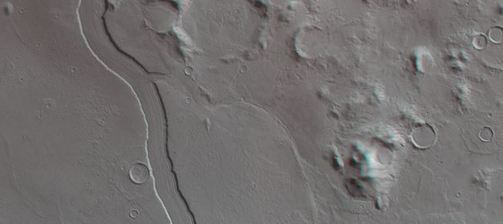 歐洲航天局發(fā)布照片 顯示火星曾有1500米長(zhǎng)河