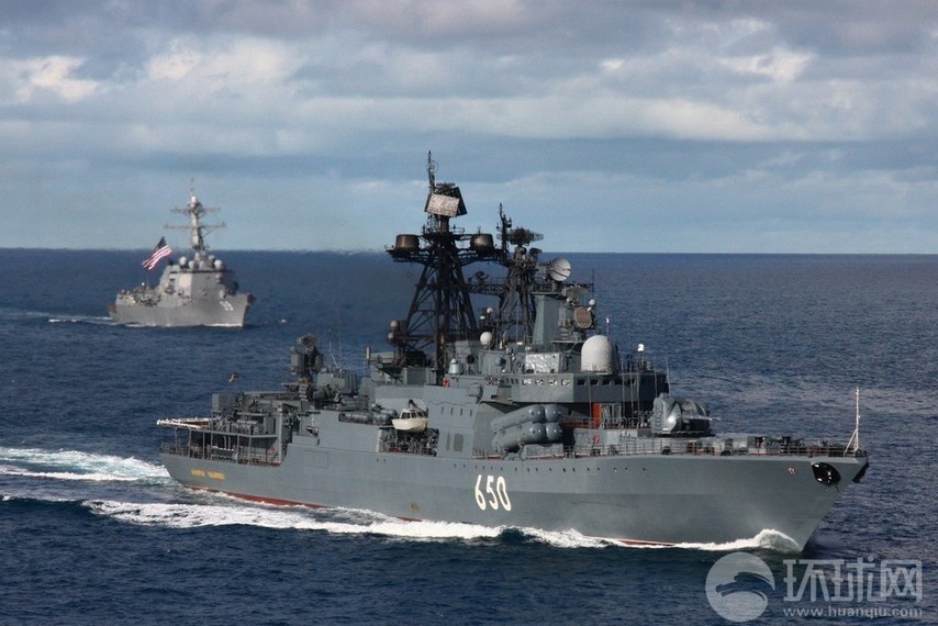 高清:實拍俄羅斯海軍各型艦艇大洋巡航