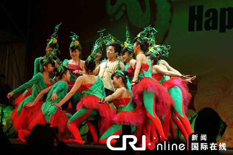 “歡樂春節”響徹羅馬 焰火表演照亮斗獸場