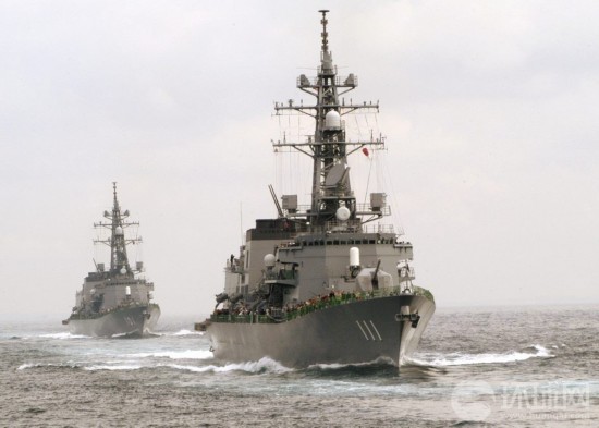 組圖：日稱其艦機遭中國戰艦雷達鎖定