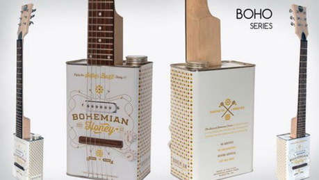 圖：美國兩兄弟變廢汽油罐為電吉他