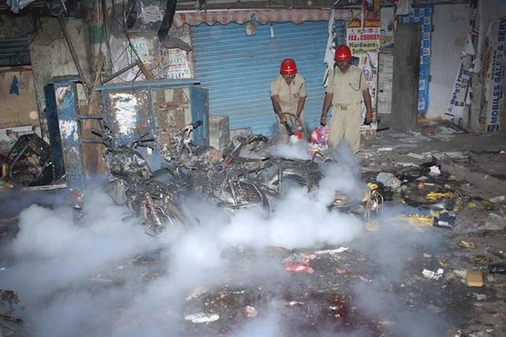 印度第六大城市海得拉巴發(fā)生連環(huán)爆炸 18人死亡