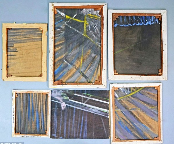 廢棄畫布背面藏英國大師培根作品 寥寥幾筆竟拍出20萬英鎊