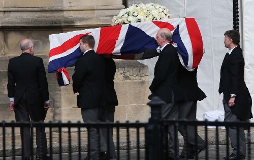 撒切爾遺體移入議會大廈教堂 英媒發(fā)布葬禮路線圖