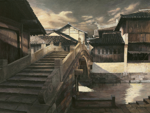 江南敘事---王其鈞風(fēng)景油畫(huà)在泰安展出