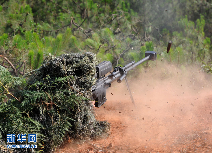 解放軍精英狙擊手集訓 演練山岳叢林地狙擊作戰
