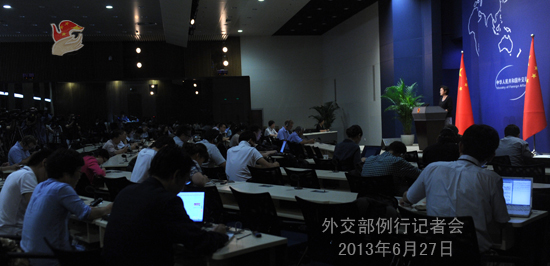 外交部就樸槿惠訪華、中印邊界問題等答問