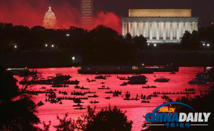 游行狂歡煙花！美國各地國慶活動集錦（組圖）