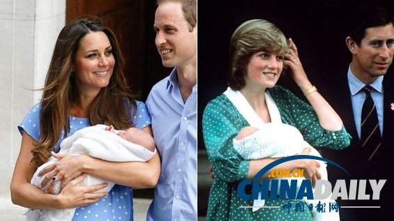 威廉夫婦攜子亮相 小王子首秀大哭