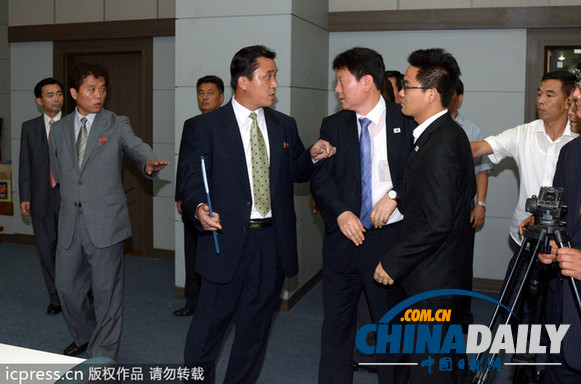 朝韓會談爆發肢體沖突 朝方關停電梯令韓方陷被動